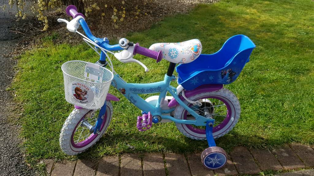 12 frozen bike with doll carrier